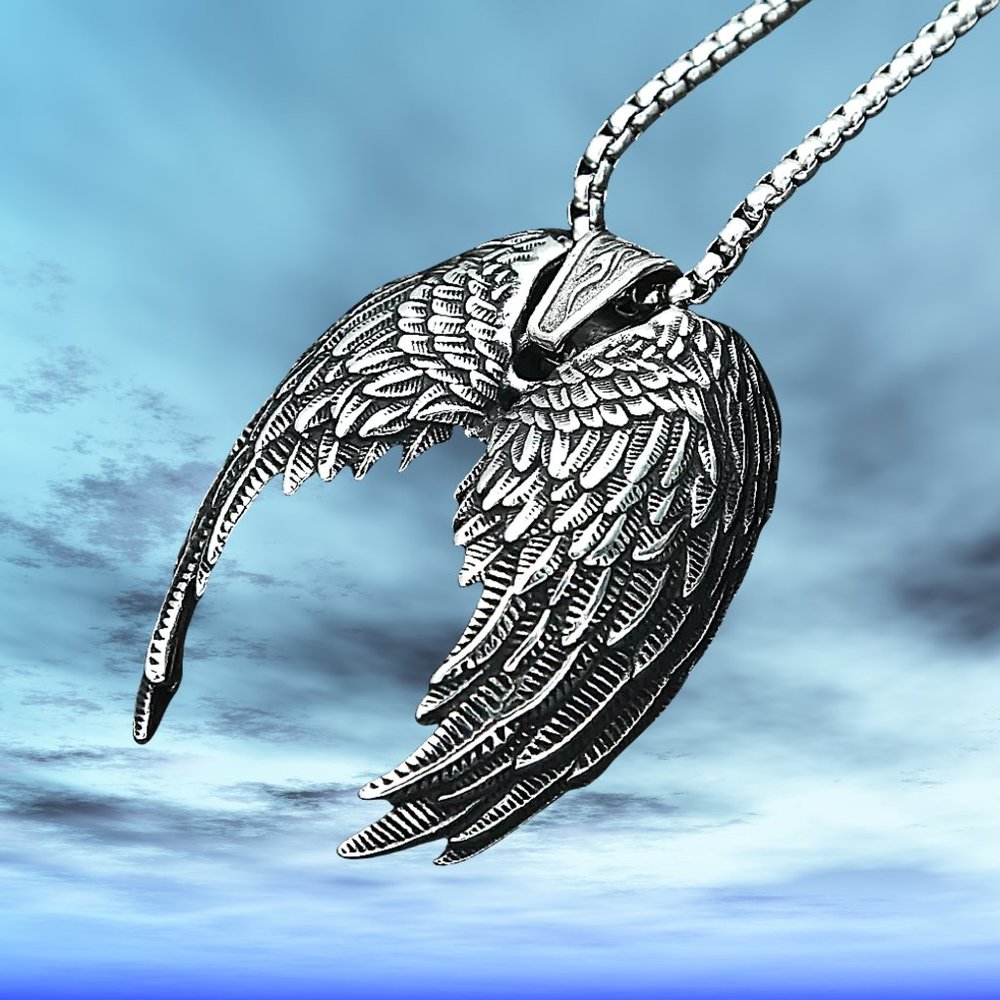 Stainless Steel AngeL's Wing Pendant Necklace  Specification
